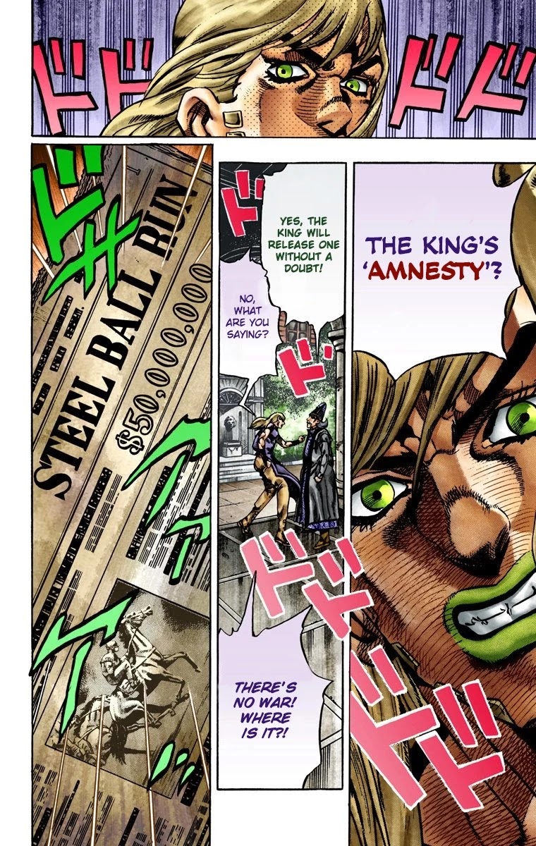 JoJo's Bizarre Adventure Part 7 - Steel Ball Run (Official Colored) chapter 21 page 15