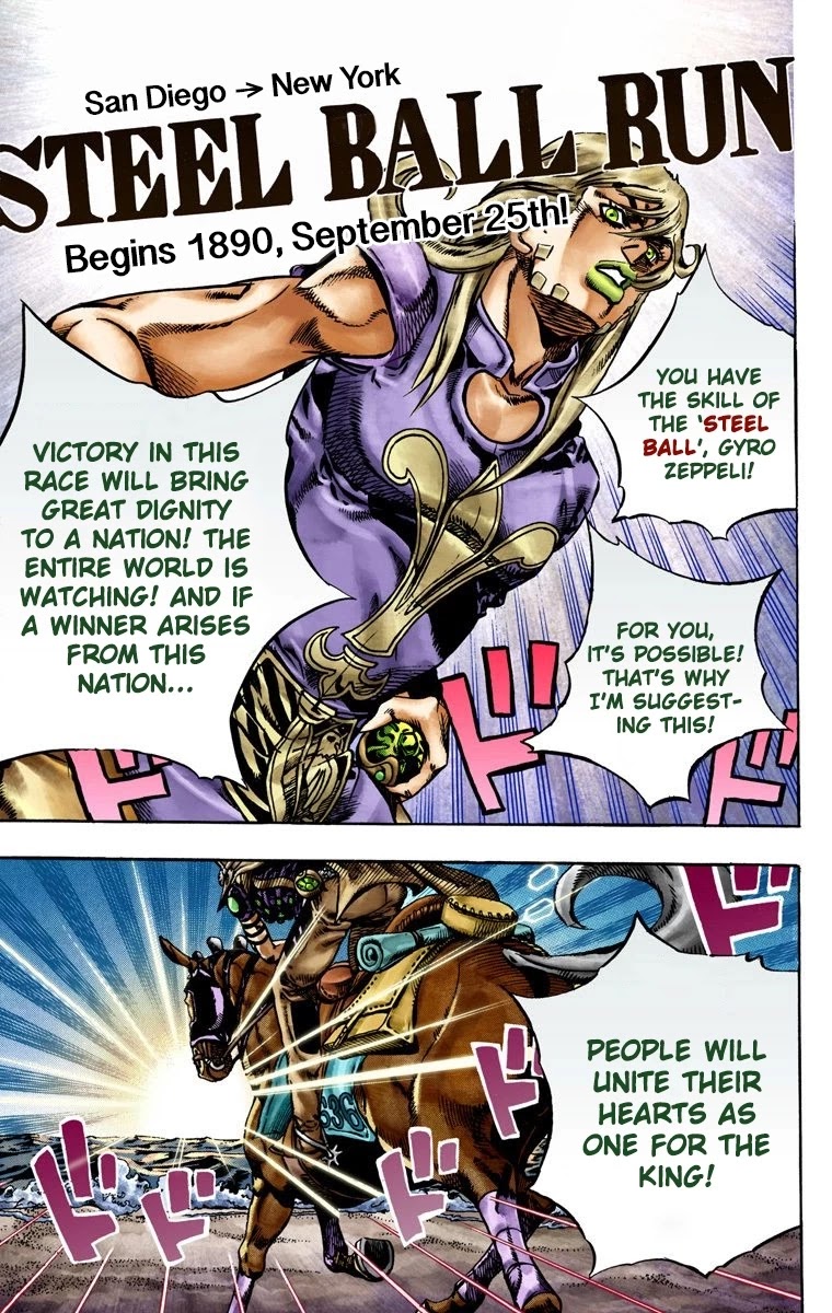 JoJo's Bizarre Adventure Part 7 - Steel Ball Run (Official Colored) chapter 21 page 16