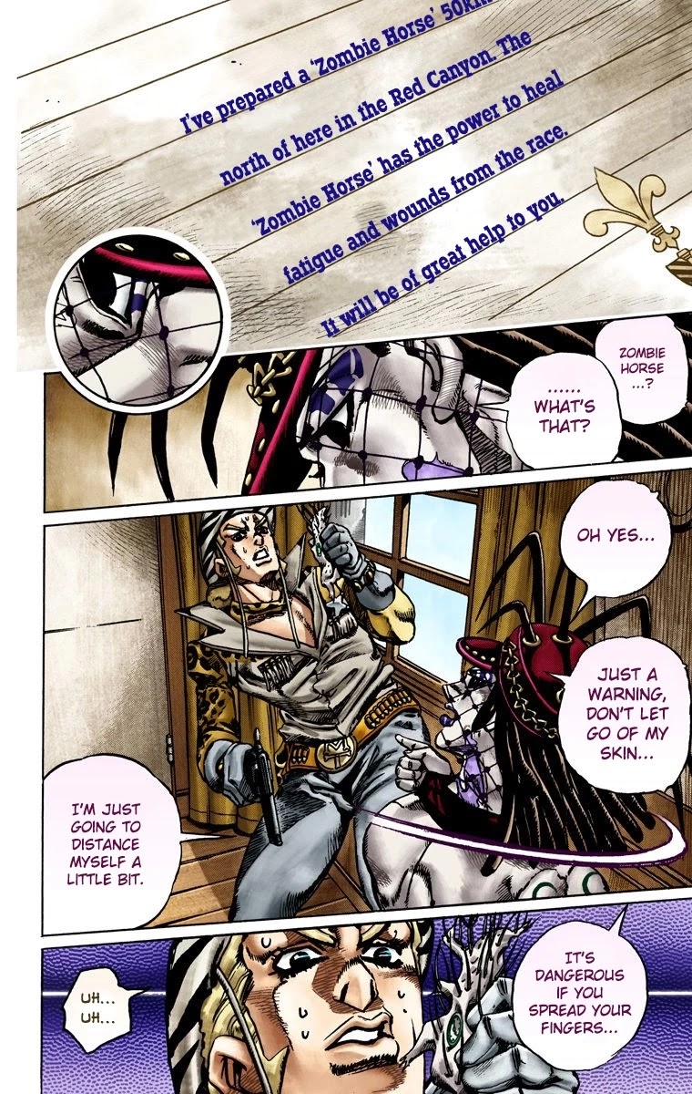 JoJo's Bizarre Adventure Part 7 - Steel Ball Run (Official Colored) chapter 21 page 27