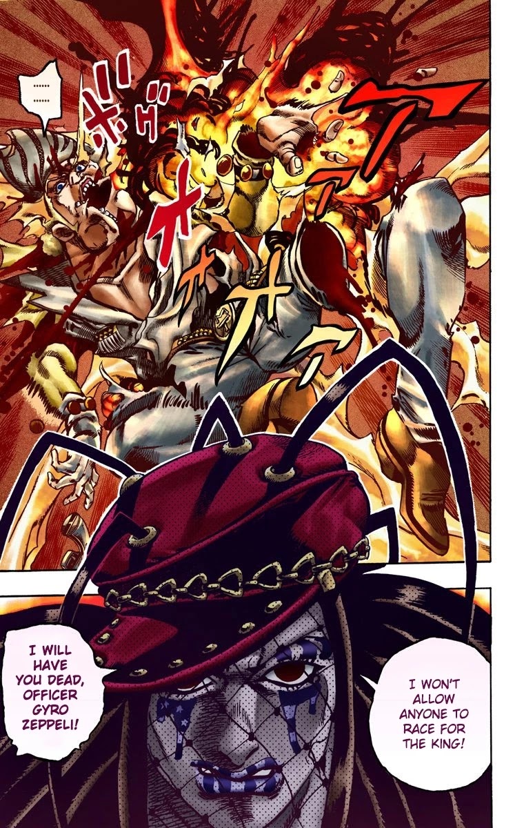 JoJo's Bizarre Adventure Part 7 - Steel Ball Run (Official Colored) chapter 21 page 30