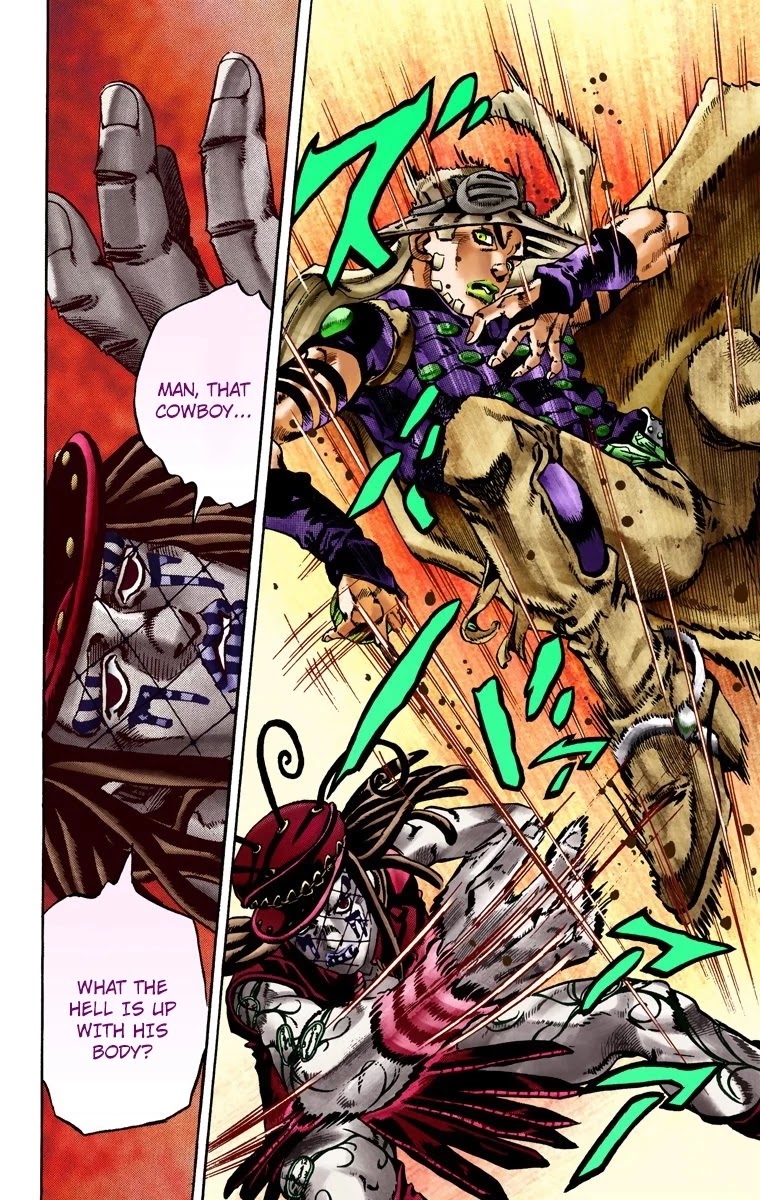 JoJo's Bizarre Adventure Part 7 - Steel Ball Run (Official Colored) chapter 22 page 10