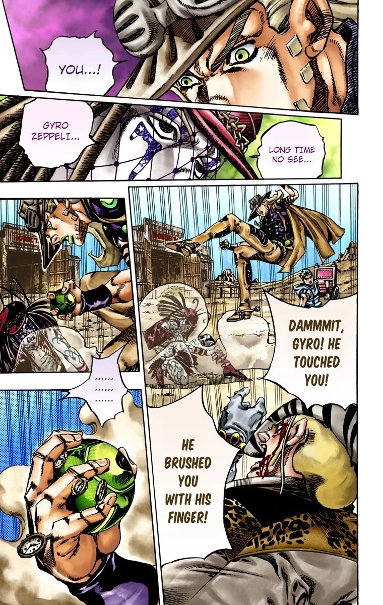 JoJo's Bizarre Adventure Part 7 - Steel Ball Run (Official Colored) chapter 22 page 11