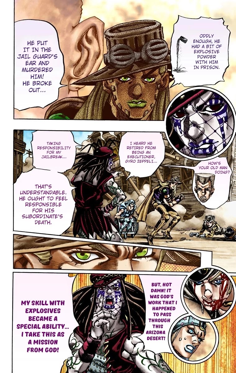 JoJo's Bizarre Adventure Part 7 - Steel Ball Run (Official Colored) chapter 22 page 16