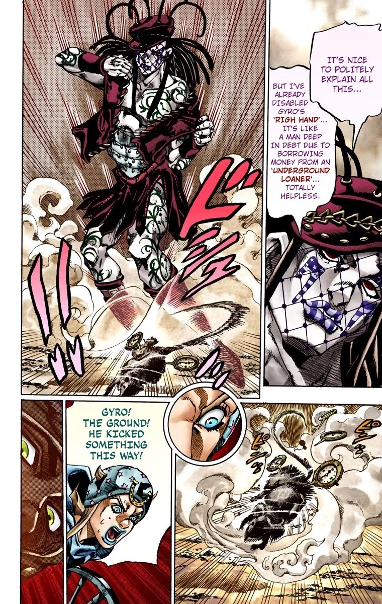 JoJo's Bizarre Adventure Part 7 - Steel Ball Run (Official Colored) chapter 22 page 18