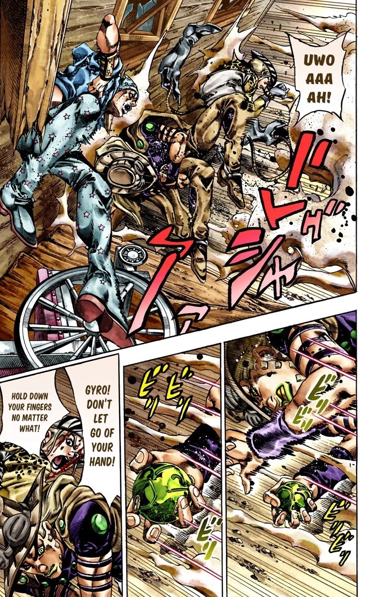 JoJo's Bizarre Adventure Part 7 - Steel Ball Run (Official Colored) chapter 22 page 21