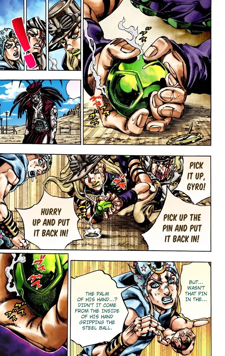 JoJo's Bizarre Adventure Part 7 - Steel Ball Run (Official Colored) chapter 22 page 23