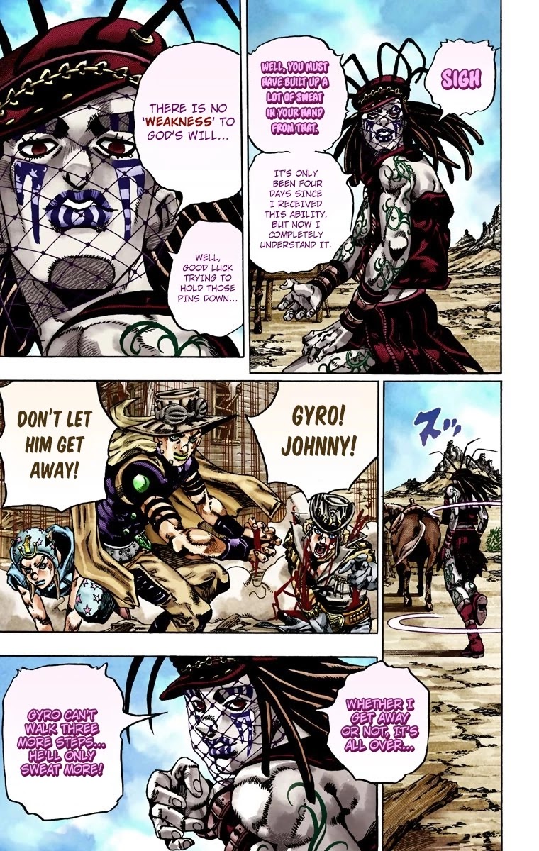 JoJo's Bizarre Adventure Part 7 - Steel Ball Run (Official Colored) chapter 22 page 27