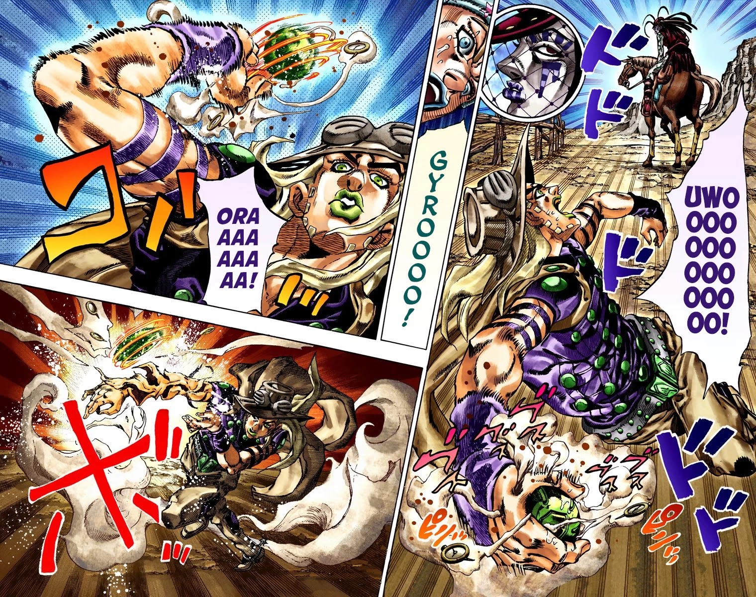 JoJo's Bizarre Adventure Part 7 - Steel Ball Run (Official Colored) chapter 22 page 32