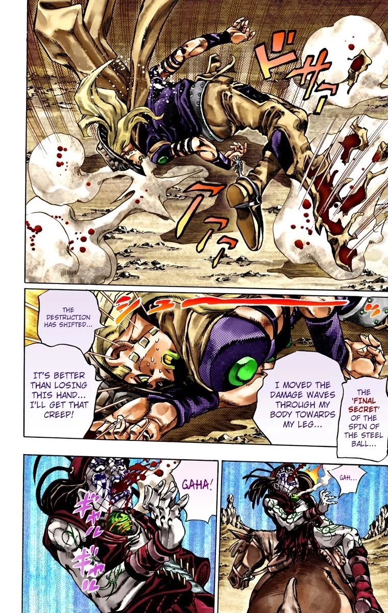 JoJo's Bizarre Adventure Part 7 - Steel Ball Run (Official Colored) chapter 22 page 34
