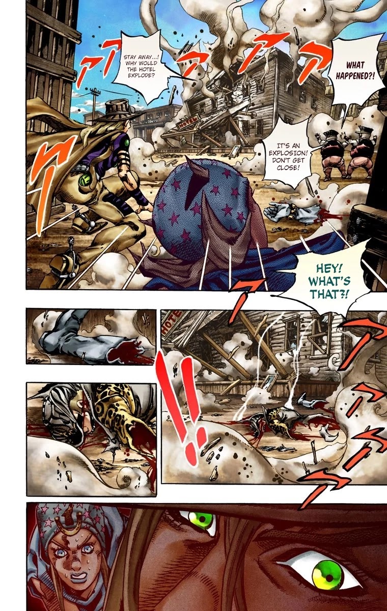 JoJo's Bizarre Adventure Part 7 - Steel Ball Run (Official Colored) chapter 22 page 4