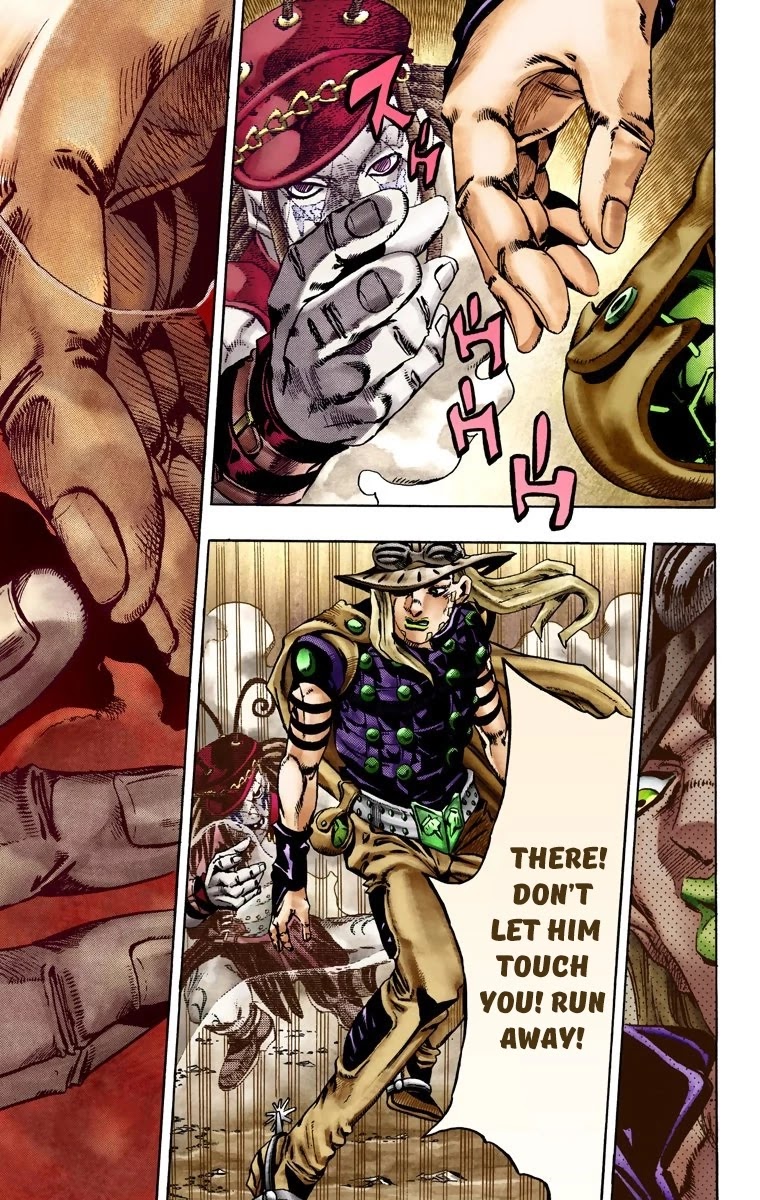 JoJo's Bizarre Adventure Part 7 - Steel Ball Run (Official Colored) chapter 22 page 9