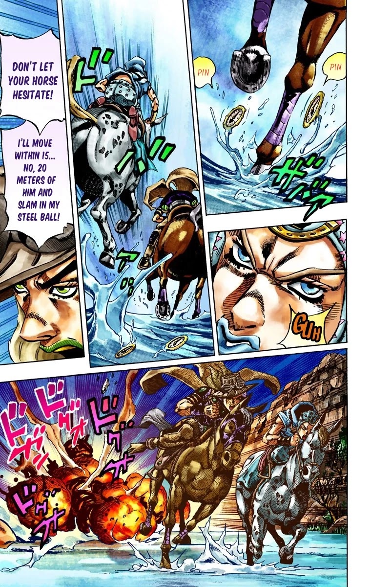 JoJo's Bizarre Adventure Part 7 - Steel Ball Run (Official Colored) chapter 23 page 10