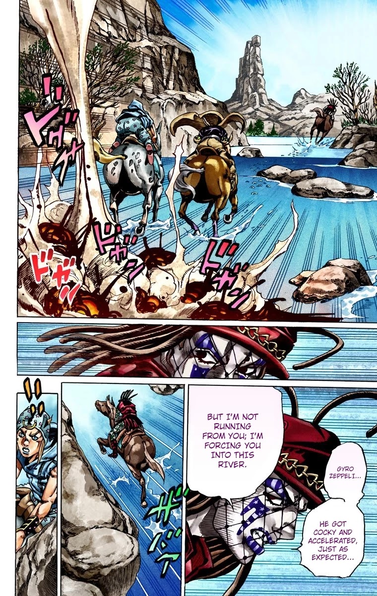 JoJo's Bizarre Adventure Part 7 - Steel Ball Run (Official Colored) chapter 23 page 11