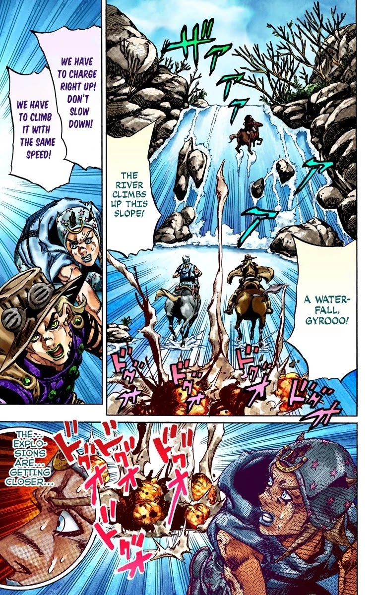 JoJo's Bizarre Adventure Part 7 - Steel Ball Run (Official Colored) chapter 23 page 12
