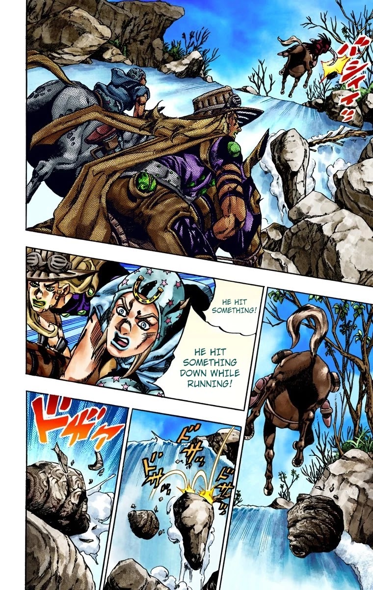JoJo's Bizarre Adventure Part 7 - Steel Ball Run (Official Colored) chapter 23 page 13
