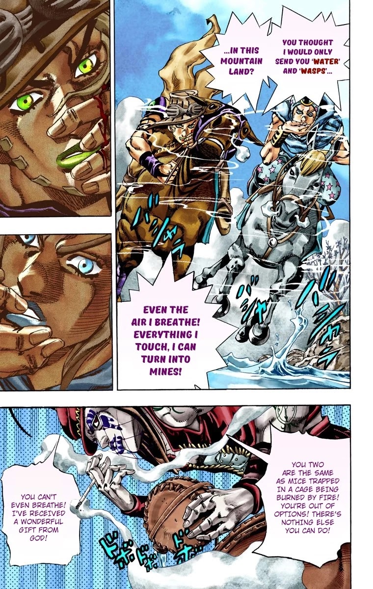 JoJo's Bizarre Adventure Part 7 - Steel Ball Run (Official Colored) chapter 23 page 22