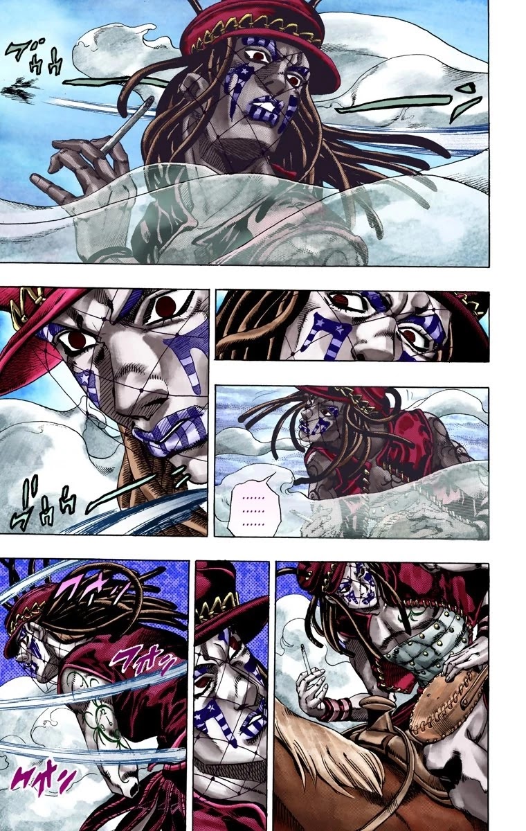 JoJo's Bizarre Adventure Part 7 - Steel Ball Run (Official Colored) chapter 23 page 24