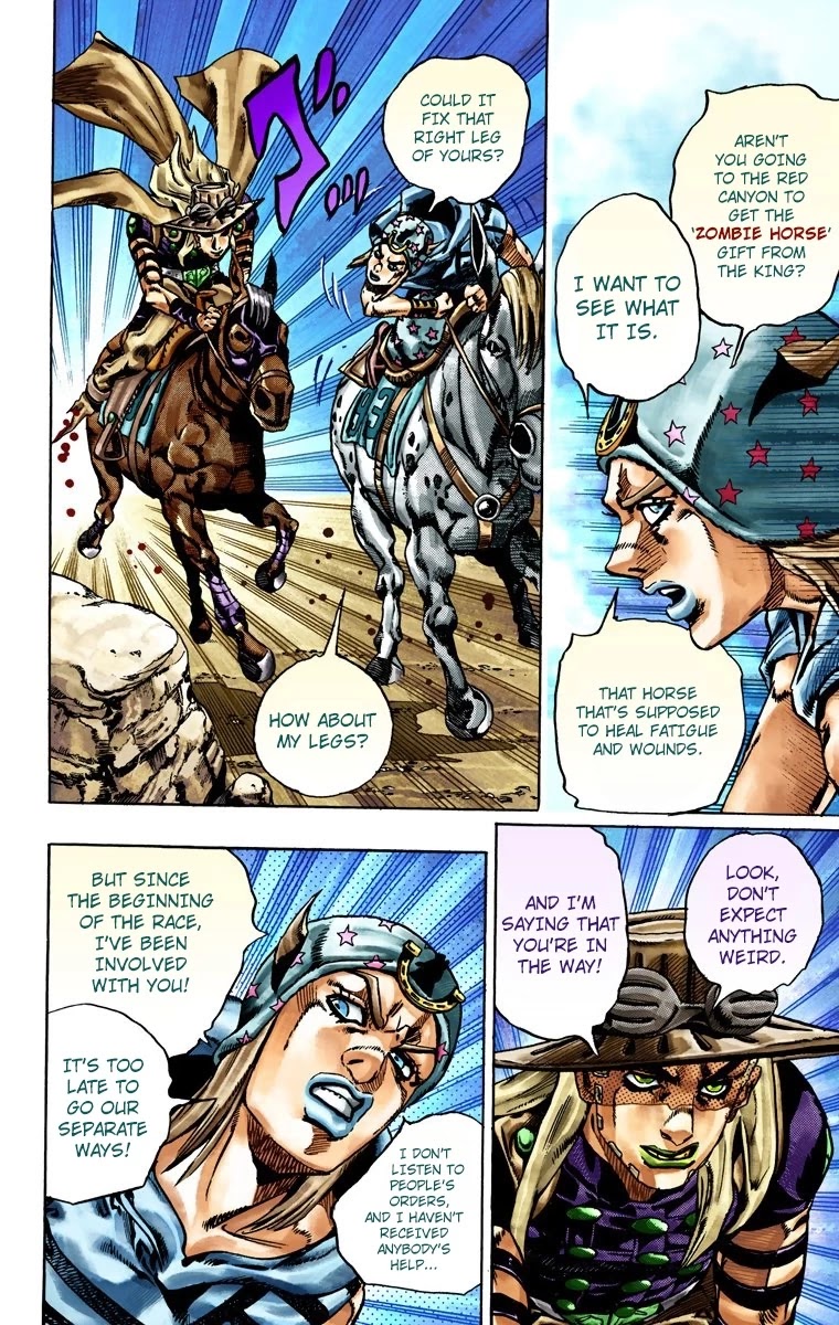 JoJo's Bizarre Adventure Part 7 - Steel Ball Run (Official Colored) chapter 23 page 4
