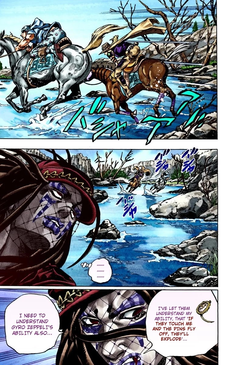 JoJo's Bizarre Adventure Part 7 - Steel Ball Run (Official Colored) chapter 23 page 5