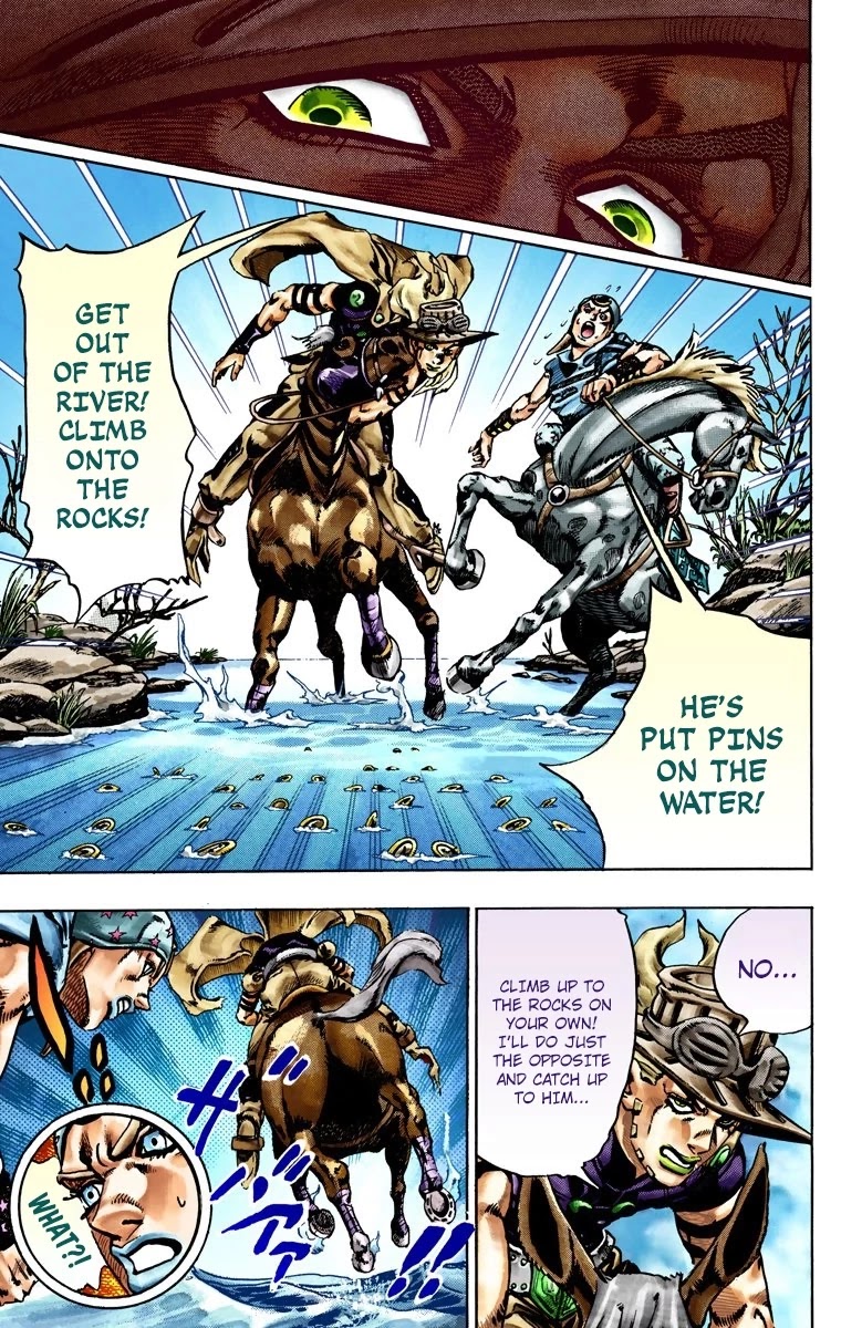JoJo's Bizarre Adventure Part 7 - Steel Ball Run (Official Colored) chapter 23 page 8