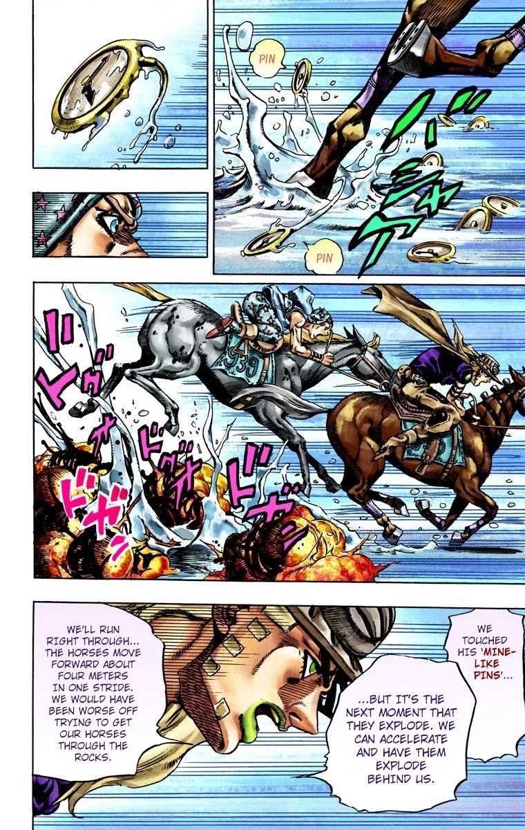 JoJo's Bizarre Adventure Part 7 - Steel Ball Run (Official Colored) chapter 23 page 9