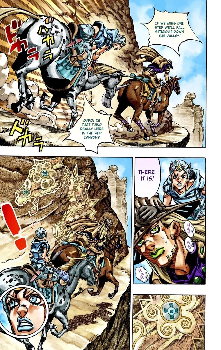 JoJo's Bizarre Adventure Part 7 - Steel Ball Run (Official Colored) chapter 24 page 19