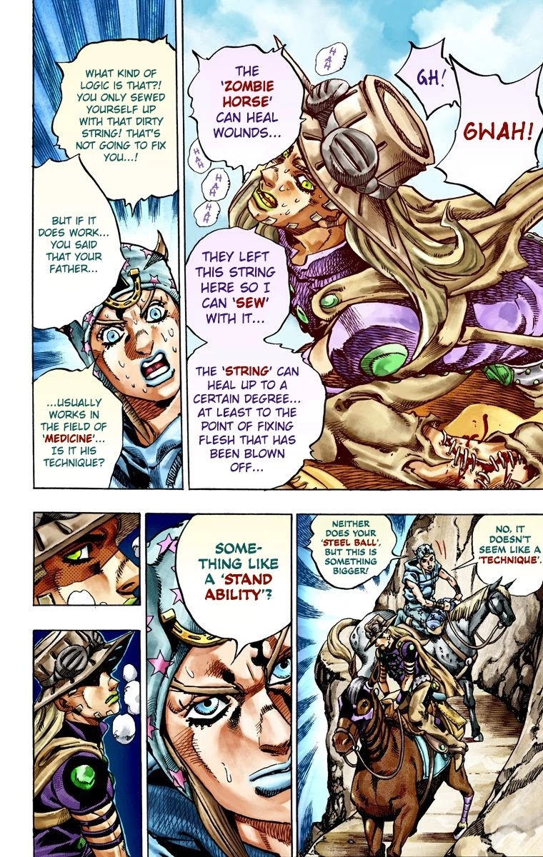 JoJo's Bizarre Adventure Part 7 - Steel Ball Run (Official Colored) chapter 24 page 22