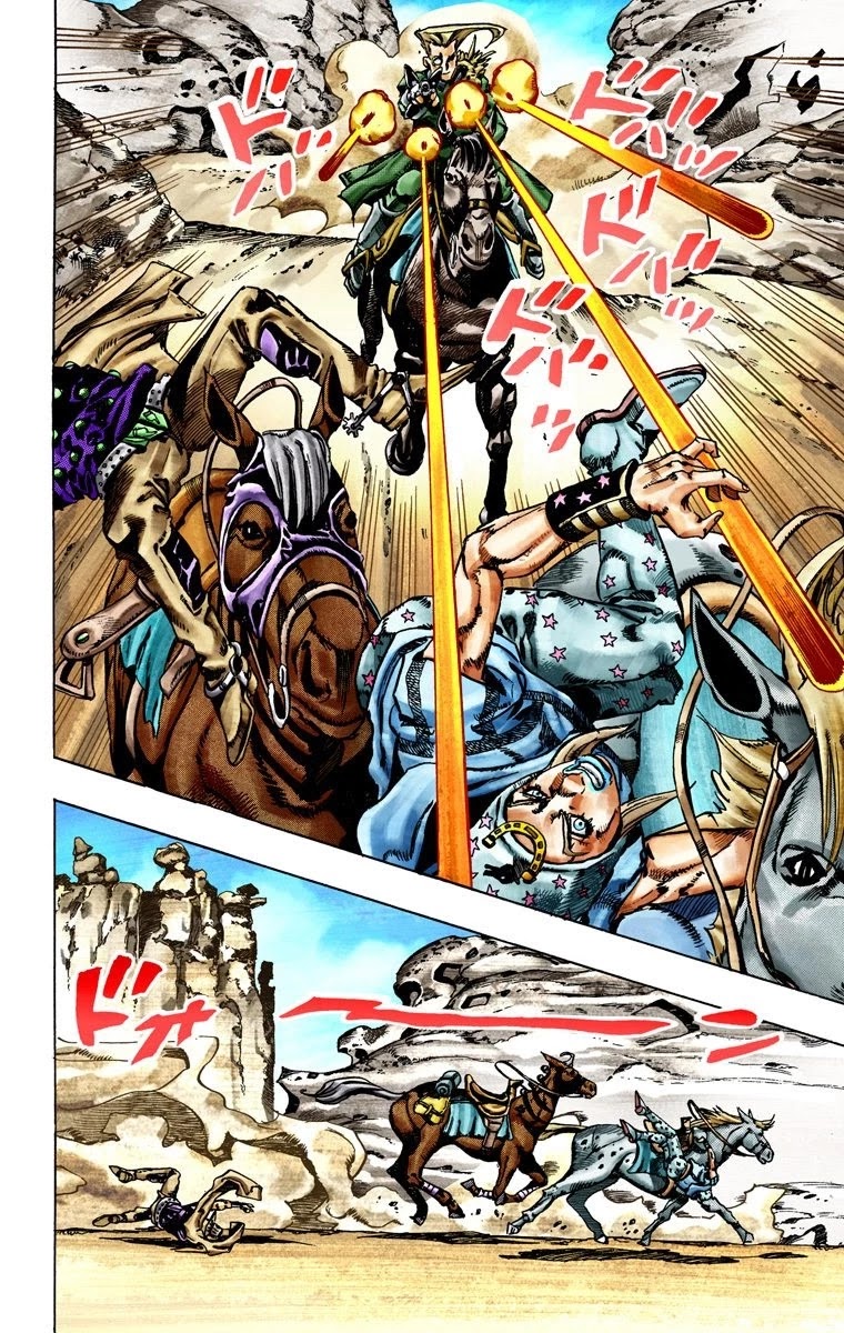 JoJo's Bizarre Adventure Part 7 - Steel Ball Run (Official Colored) chapter 25 page 10