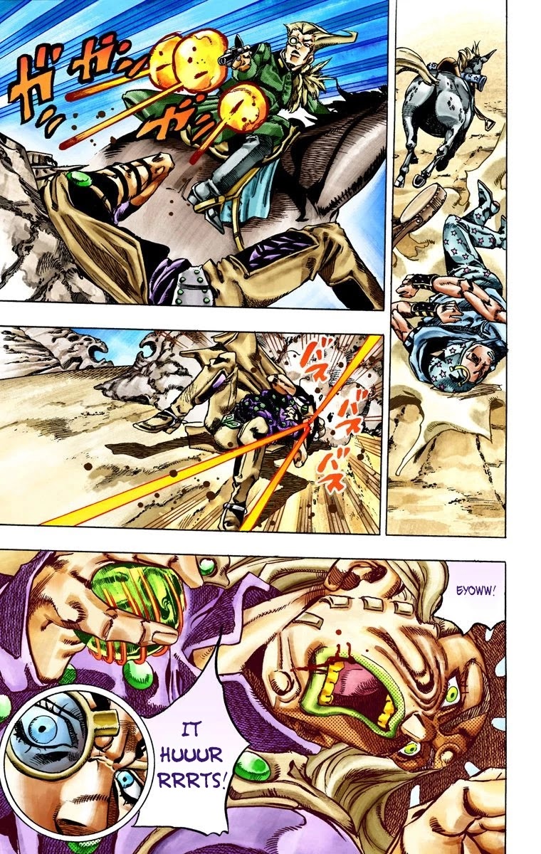 JoJo's Bizarre Adventure Part 7 - Steel Ball Run (Official Colored) chapter 25 page 11