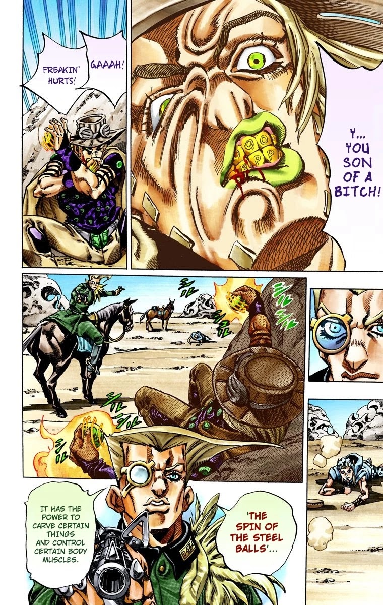 JoJo's Bizarre Adventure Part 7 - Steel Ball Run (Official Colored) chapter 25 page 12