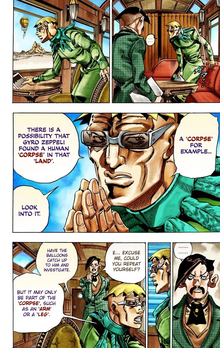 JoJo's Bizarre Adventure Part 7 - Steel Ball Run (Official Colored) chapter 25 page 28