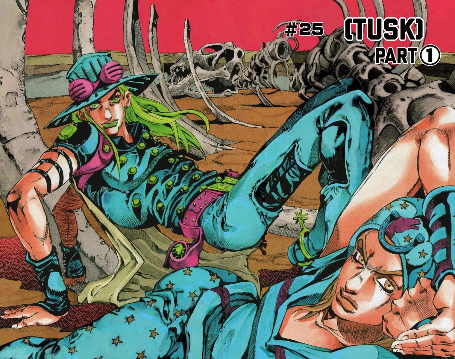 JoJo's Bizarre Adventure Part 7 - Steel Ball Run (Official Colored) chapter 25 page 3
