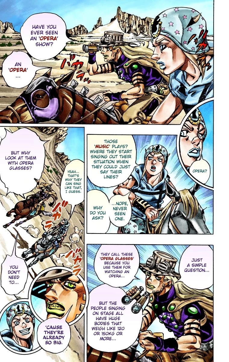 JoJo's Bizarre Adventure Part 7 - Steel Ball Run (Official Colored) chapter 25 page 42