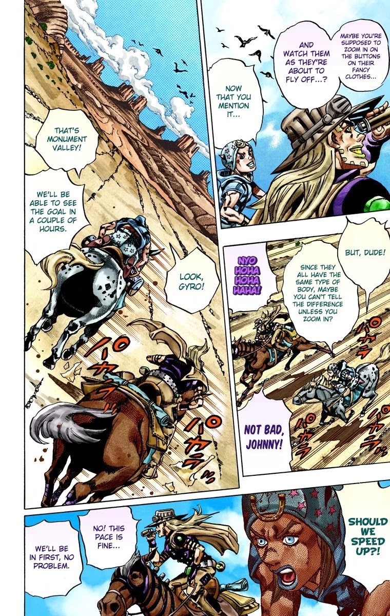 JoJo's Bizarre Adventure Part 7 - Steel Ball Run (Official Colored) chapter 25 page 43