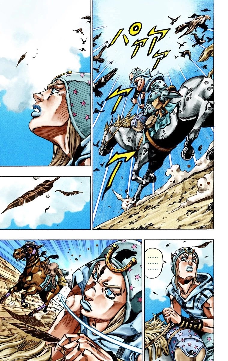 JoJo's Bizarre Adventure Part 7 - Steel Ball Run (Official Colored) chapter 25 page 44