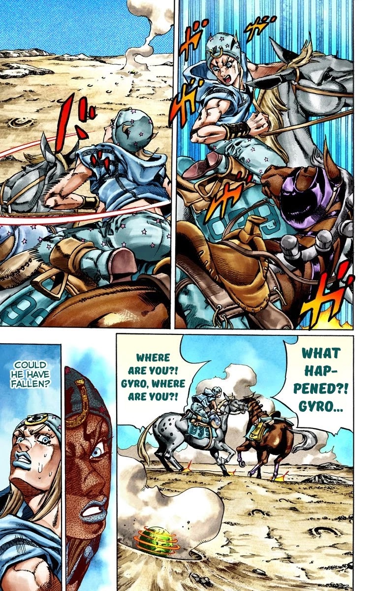 JoJo's Bizarre Adventure Part 7 - Steel Ball Run (Official Colored) chapter 25 page 47