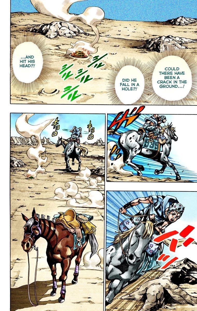 JoJo's Bizarre Adventure Part 7 - Steel Ball Run (Official Colored) chapter 25 page 48