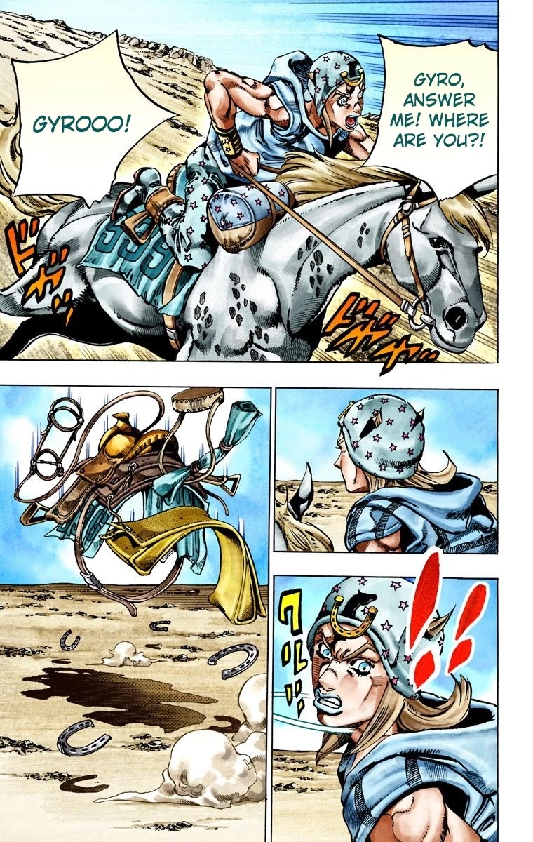 JoJo's Bizarre Adventure Part 7 - Steel Ball Run (Official Colored) chapter 25 page 49