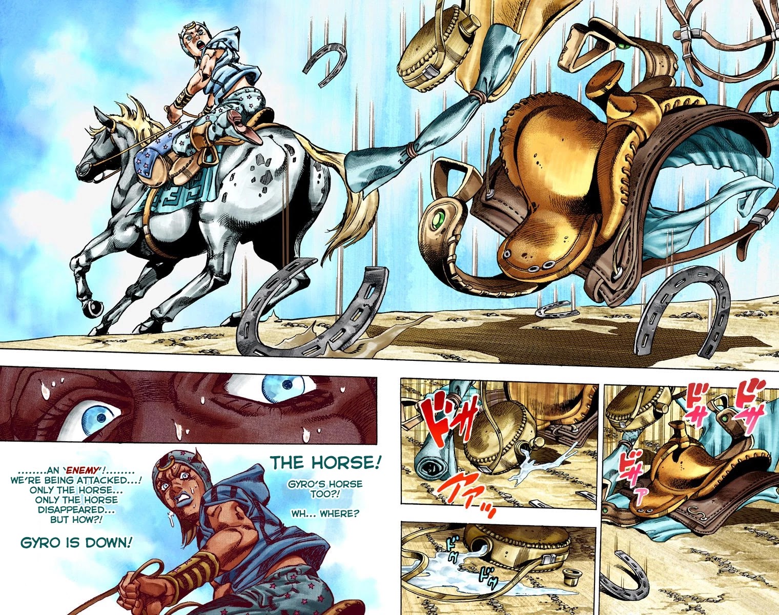 JoJo's Bizarre Adventure Part 7 - Steel Ball Run (Official Colored) chapter 25 page 50