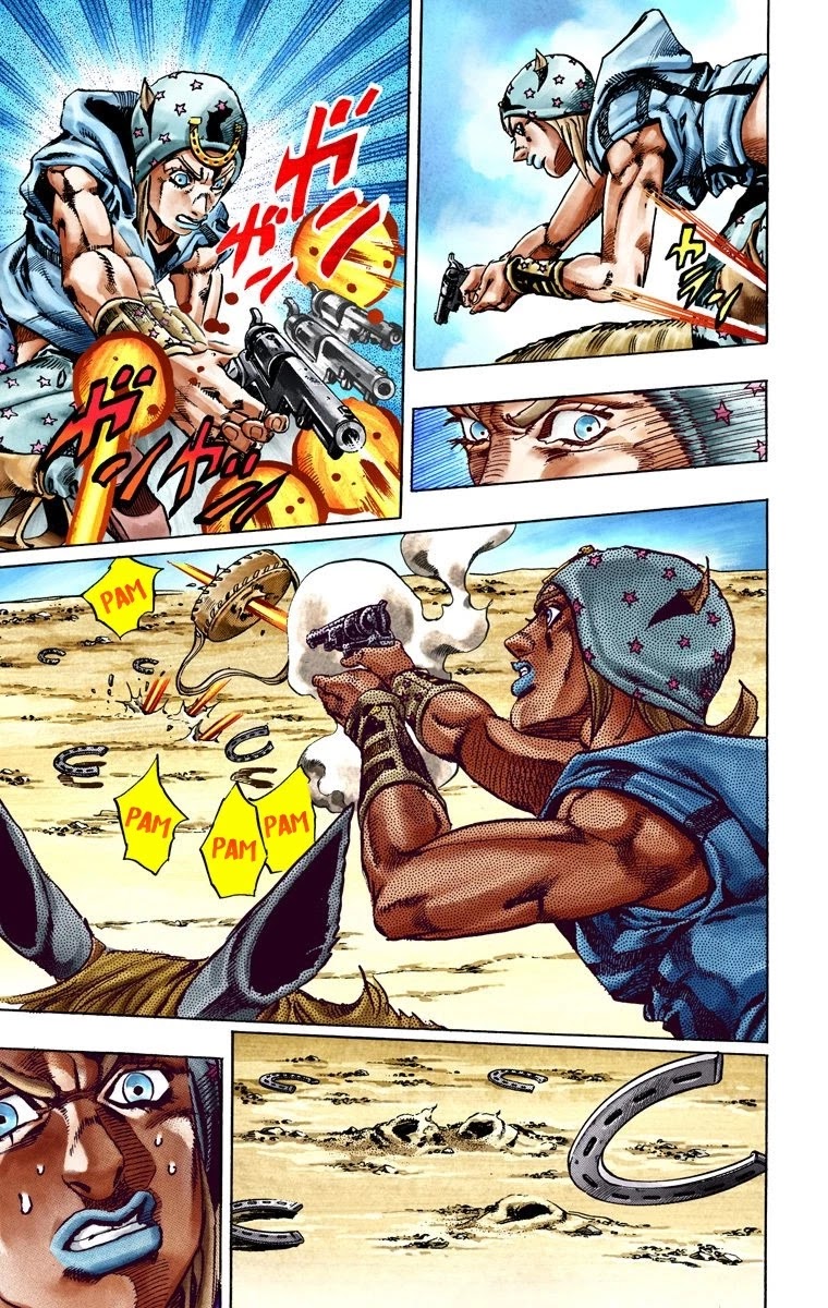 JoJo's Bizarre Adventure Part 7 - Steel Ball Run (Official Colored) chapter 25 page 52
