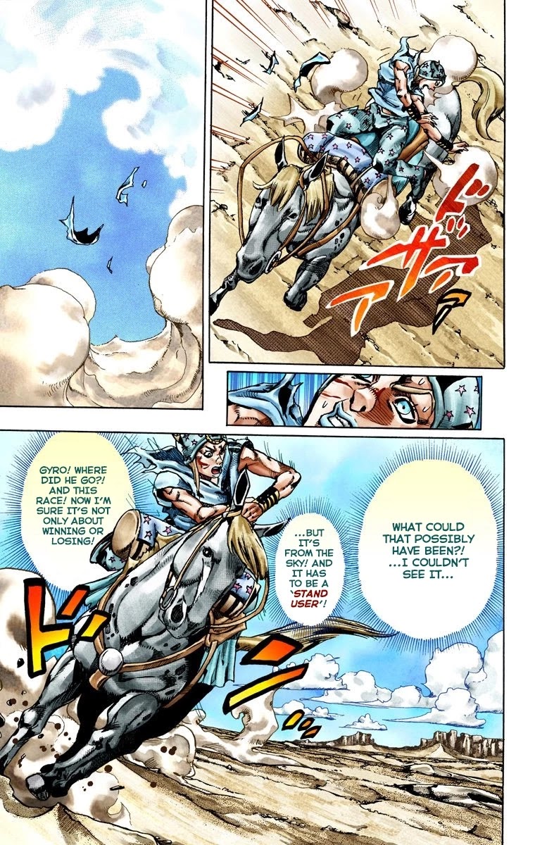 JoJo's Bizarre Adventure Part 7 - Steel Ball Run (Official Colored) chapter 25 page 57