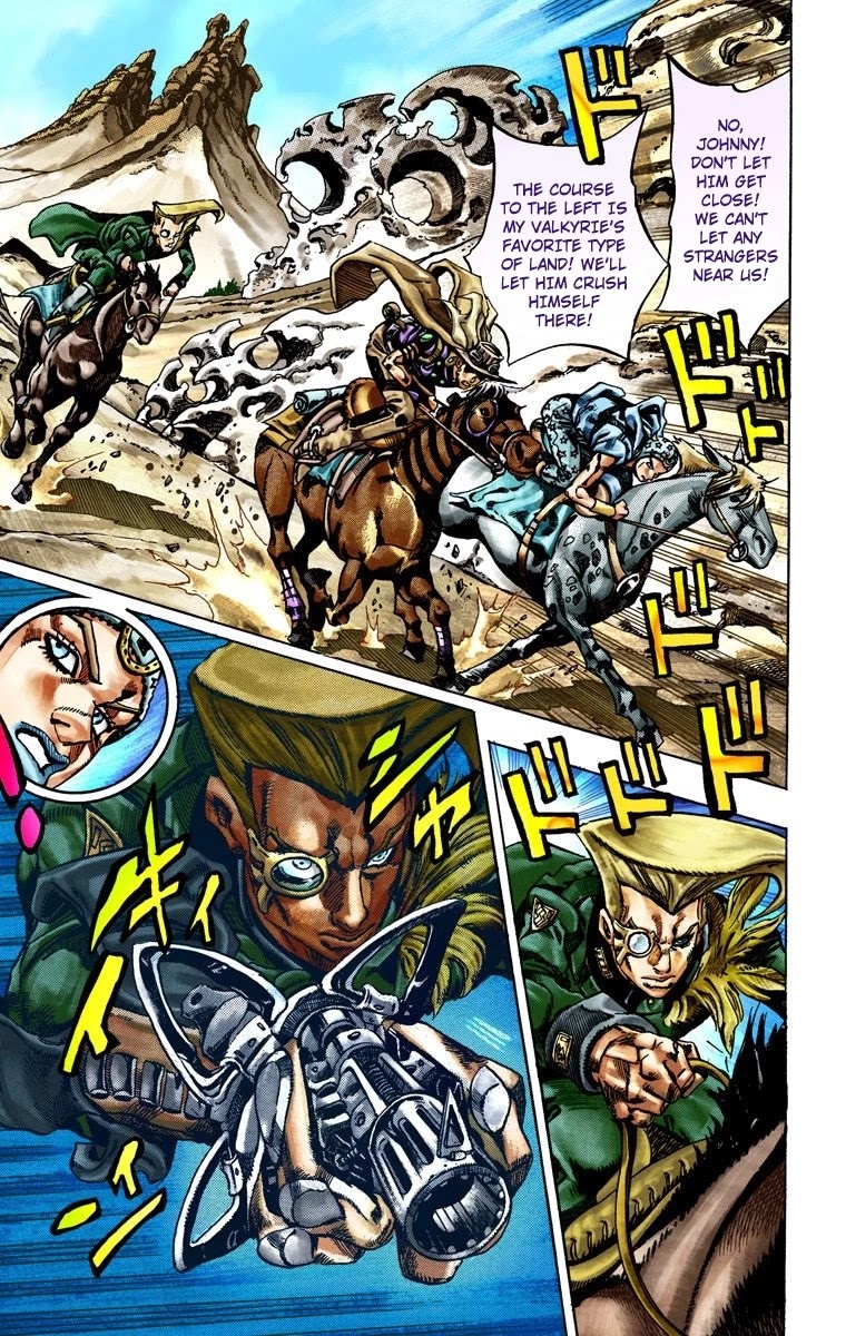 JoJo's Bizarre Adventure Part 7 - Steel Ball Run (Official Colored) chapter 25 page 8
