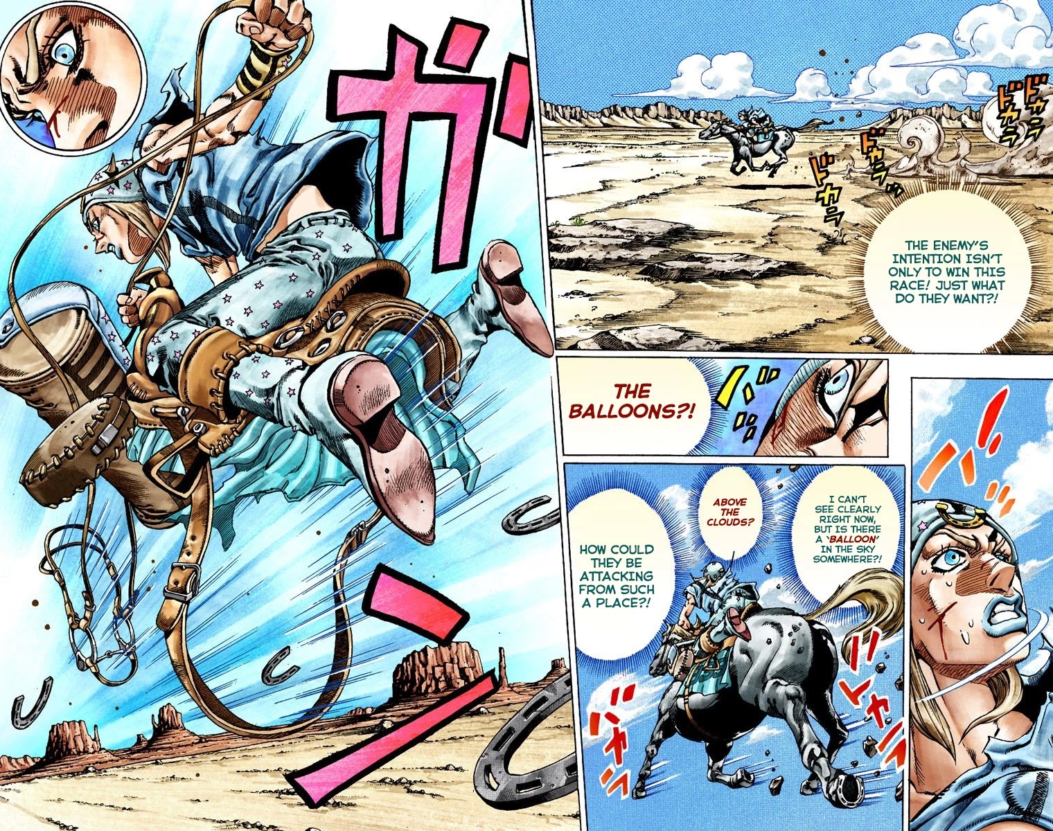 JoJo's Bizarre Adventure Part 7 - Steel Ball Run (Official Colored) chapter 26 page 3