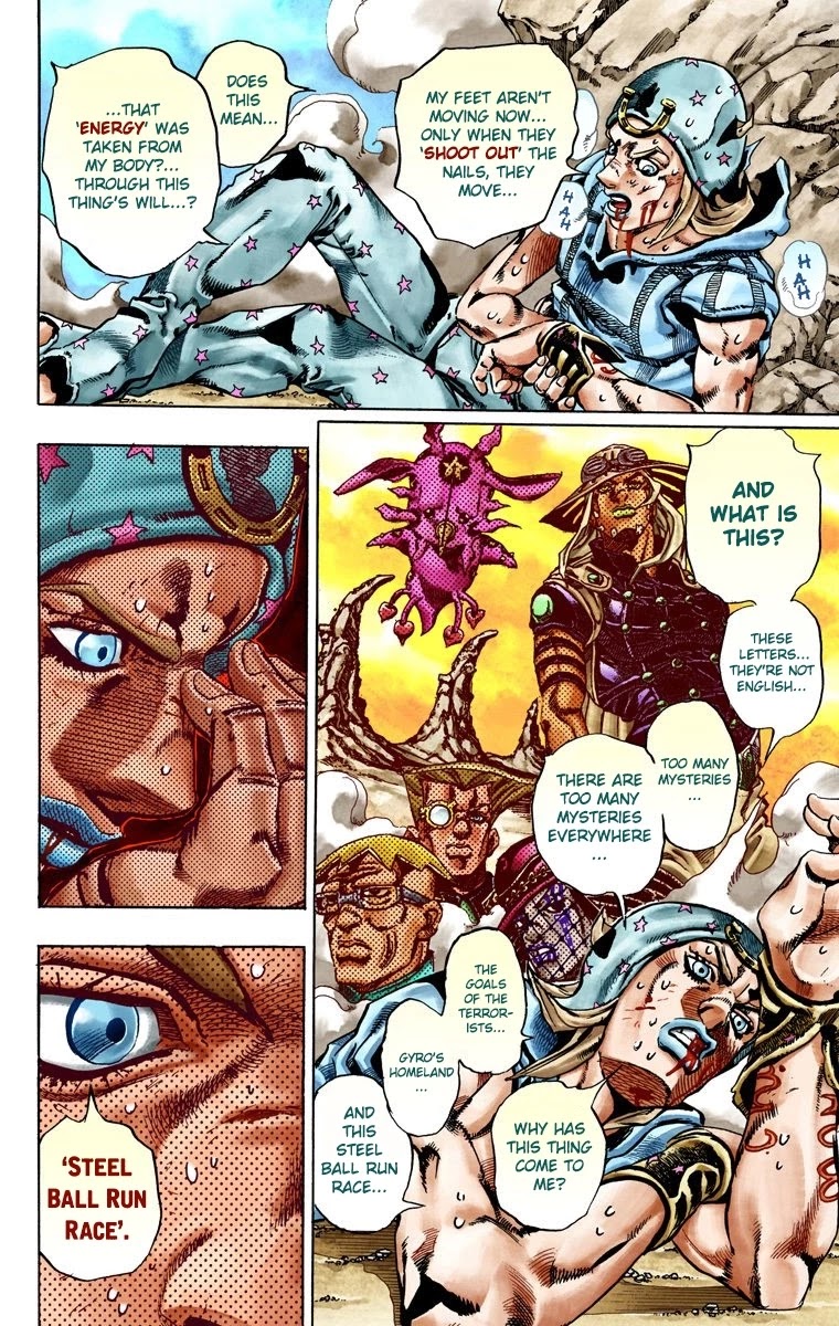 JoJo's Bizarre Adventure Part 7 - Steel Ball Run (Official Colored) chapter 26 page 42
