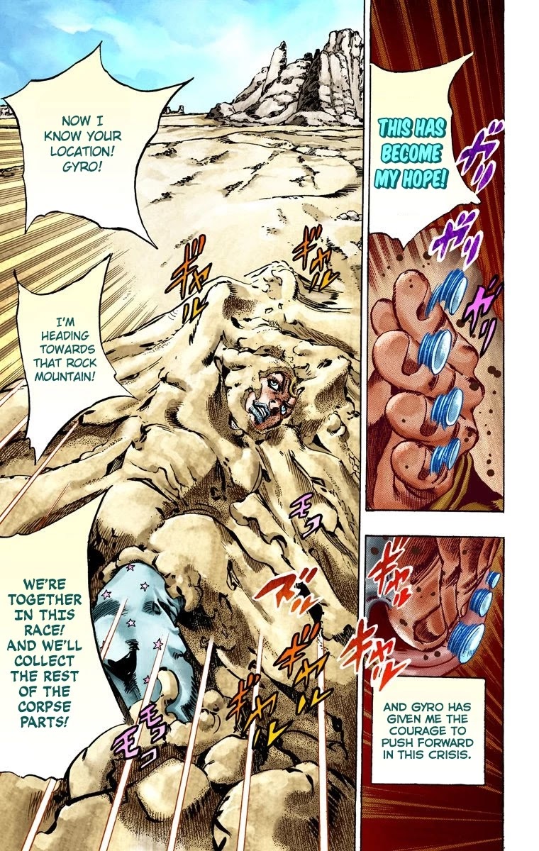 JoJo's Bizarre Adventure Part 7 - Steel Ball Run (Official Colored) chapter 26 page 53