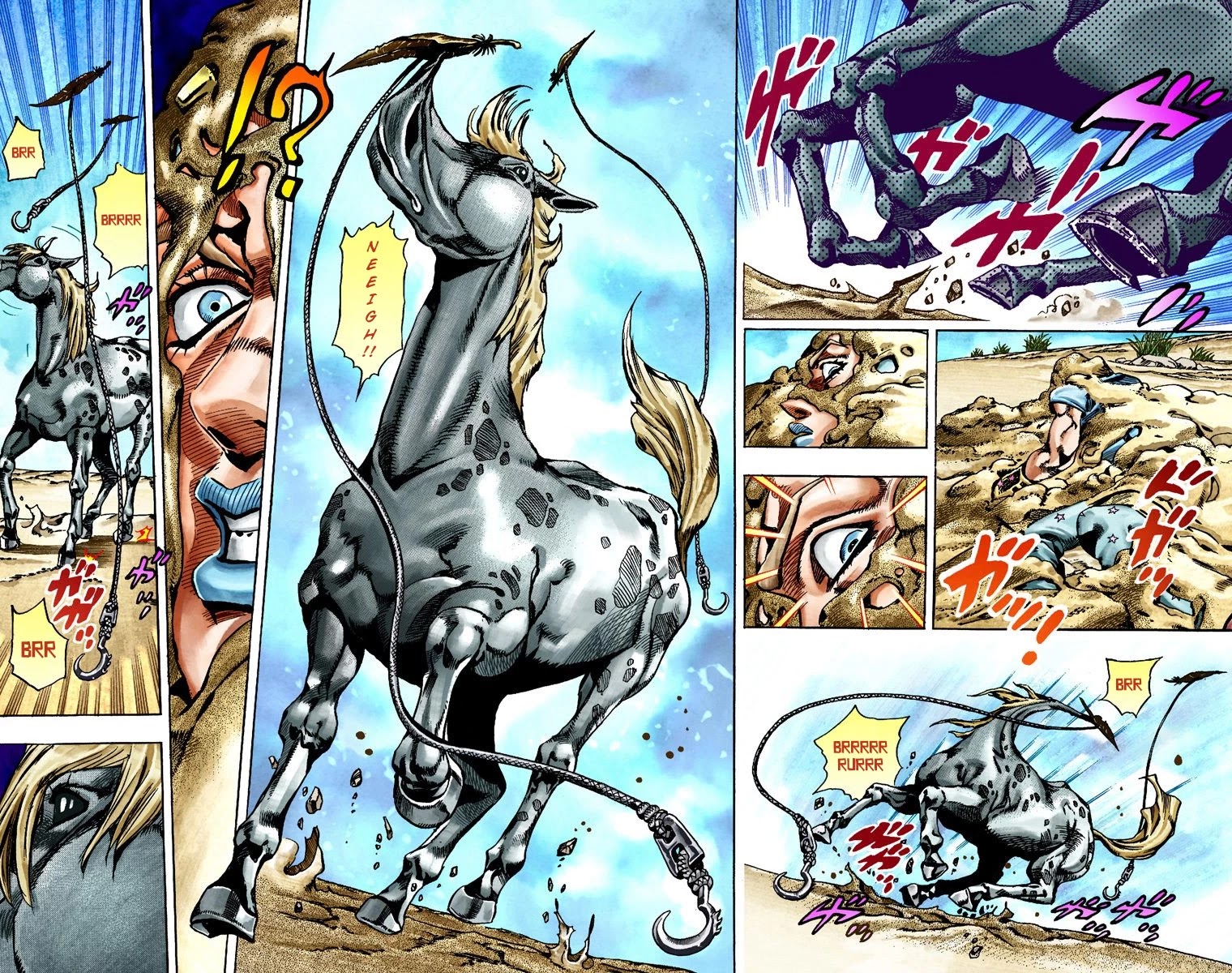 JoJo's Bizarre Adventure Part 7 - Steel Ball Run (Official Colored) chapter 27 page 10