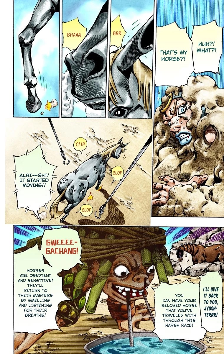JoJo's Bizarre Adventure Part 7 - Steel Ball Run (Official Colored) chapter 27 page 11
