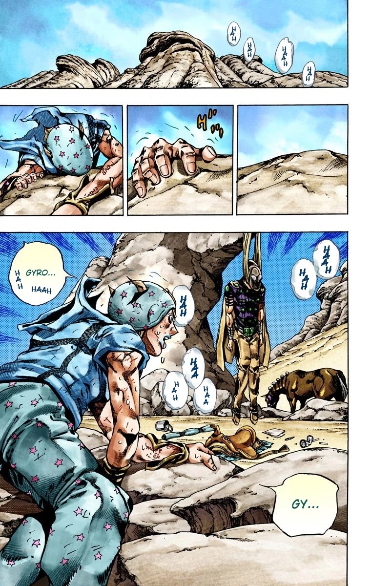 JoJo's Bizarre Adventure Part 7 - Steel Ball Run (Official Colored) chapter 27 page 21