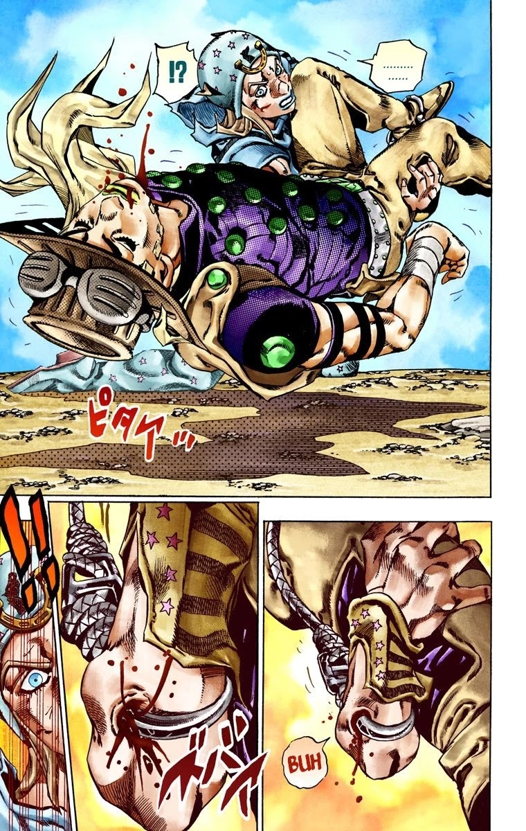 JoJo's Bizarre Adventure Part 7 - Steel Ball Run (Official Colored) chapter 27 page 23