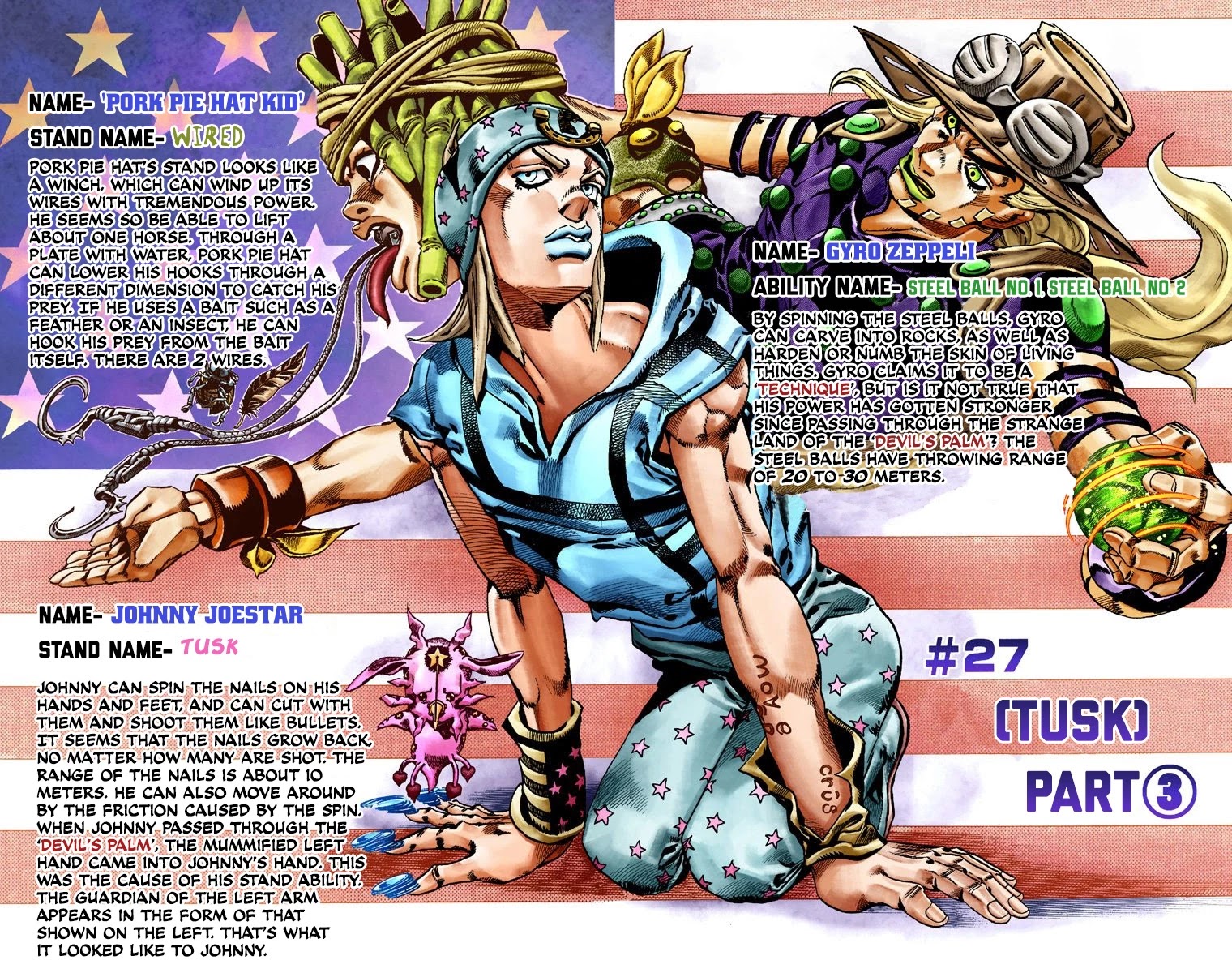JoJo's Bizarre Adventure Part 7 - Steel Ball Run (Official Colored) chapter 27 page 3